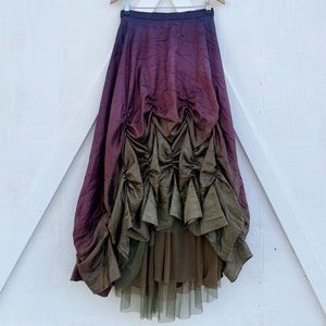 Size 8 Casadei saloon style skirt and corset style top